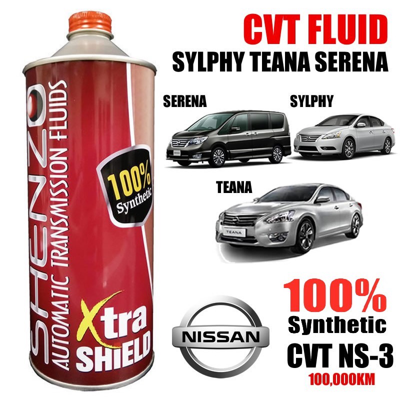 ATF CVT NS-3 ของเหลว Nissan NS3 Sylphy Teana Serena CVT ของเหลวน้ํามันหล่ออย่างเต็มที่