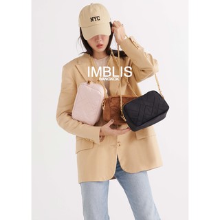 IMBLIS SMALL VELVET ZIPPY BAG