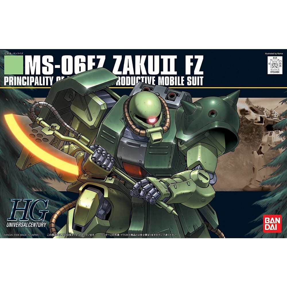 Bandai HGUC MS-06FZ Zaku II : 593 ByGStyle