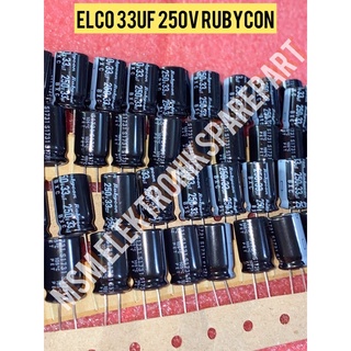 Elco 33UF 250V RUBYCON