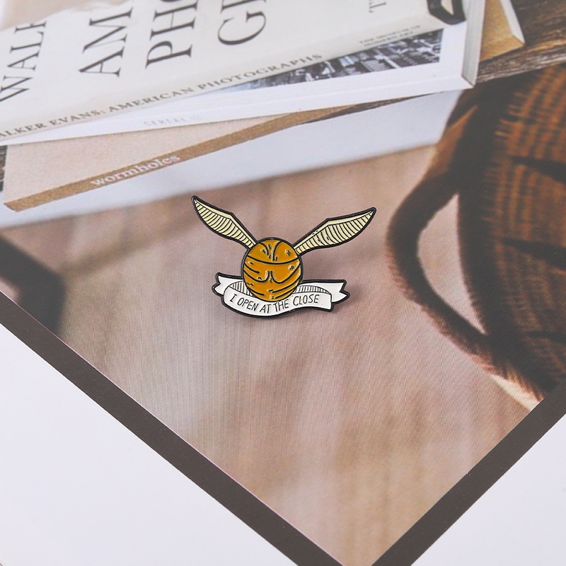Golden Snitch เข็มกลัดเคลือบ ลาย Harry Magic ของขวัญ สําหรับเพื่อน - รูปที่ 3