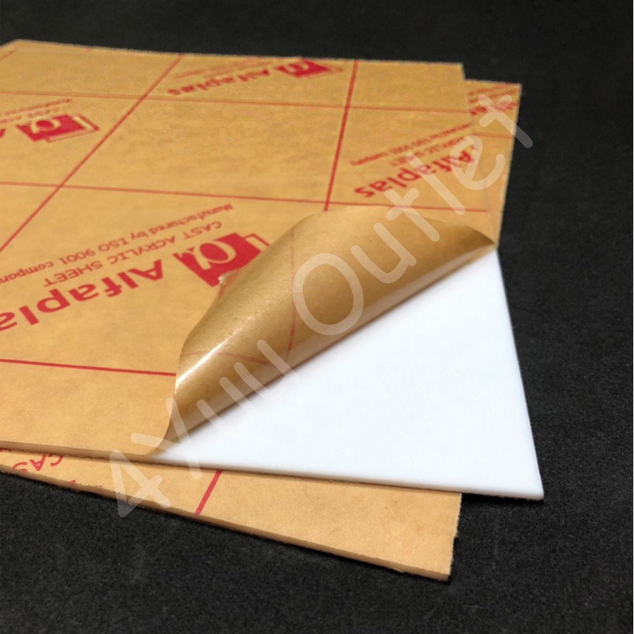 แผ่นอะคริลิค (Acrylic Sheet) สีขาวทึบ (ขนาด Custom สั่งตัด)