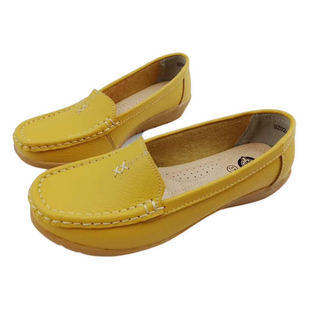 CSB รองเท้าแฟชั่น SZ92-637 รองเท้าหนังวัวหนังนิ่มมากใส่สบาย พร้อมส่ง