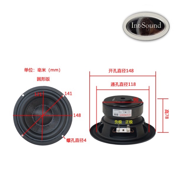 (พร้อมสต๊อก) ลำโพง 5.25 นิ้ว ซับวูฟเฟอร์ HiFi เบสหนัก SW-501 SOUNDHITS - Subwoofer 5.25 Inch