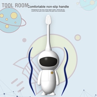 แปรงสีฟันไฟฟ้า Ipx7 รูปนักบินอวกาศน่ารัก กันน้ํา พร้อมหัวแปรง สําหรับเด็ก
