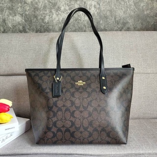 COACH 58292 SIGNATURE COATED