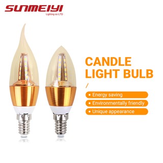 SUNMEIYI หลอดไฟ Led E14 โคมไฟ AC 220V Led อลูมิเนียมหลอดไฟ Led แสงสีขาว