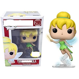 Funko Pop! กระทะ ลายการ์ตูนดิสนีย์ ปีเตอร์แพน #295 Tinker Bell กระดิ่งสมบัติดิสนีย์ พร้อมตัวป้องกัน