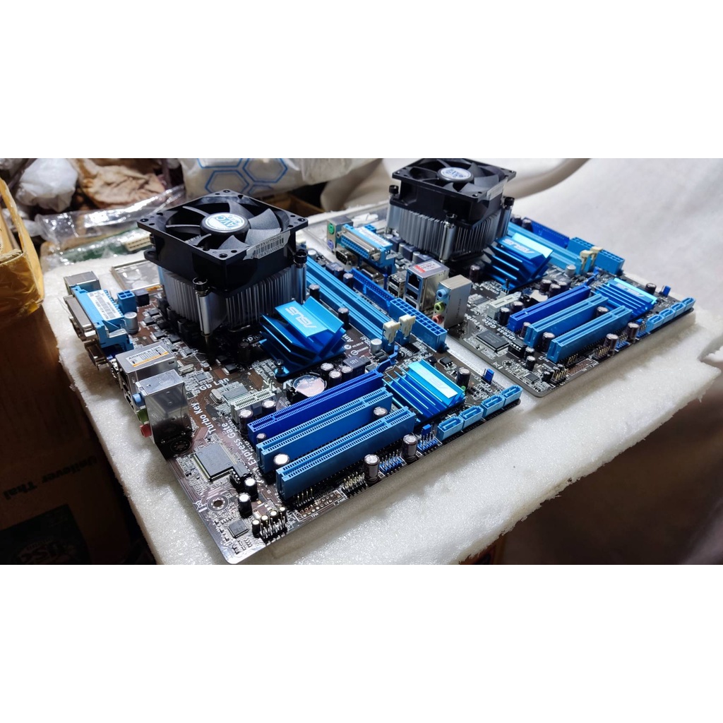 MAINBOARD  เมนบอร์ด 775 ASUS P5G41T-M LX + Xeon E5462