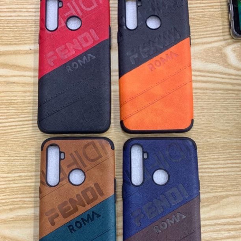 เคส Realme5 /5S / 5i / Realme C3 /Realme6i ด้านหลังหนังยืดหยุ่น