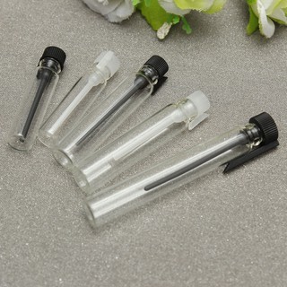 10 Pcs 1ml 2ml 3ml 5ml Empty Small Clear Glass Perfume Sample Vial Bottle ขวด