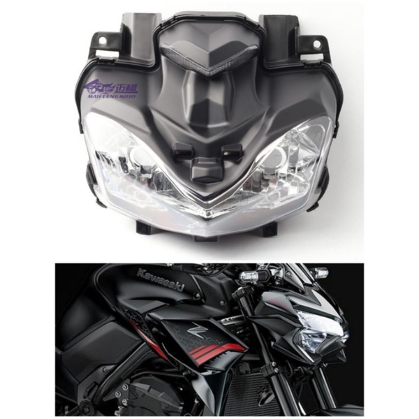 ชุดไฟหน้า kawasaki z900 ชุดโคมไฟหน้า z900 ไฟหน้า z900 KAWASAKI Z900ปี2017 2018 2019ไฟหน้ามอเตอร์ไซค์