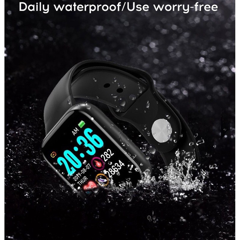 D20 Y68 Smartwatch นาฬิกาสุขภาพ นาฬิกาออกกำลังกาย นาฬิกาแฟชั่น พร้อมส่งจากไทย