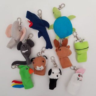 IKEA what da little cute animal keychain พวกกุญแจ ตุ๊กตาสัตว์ หุ่นนิ้ว