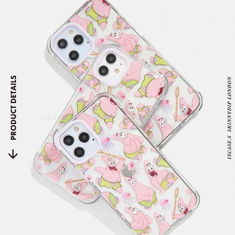 ꒰ Sold Out ꒱ 🧽🪸 Spongebob x Skinnydip Patrick Jellyfish Shock Case 12 13 Pro 12Pro 13Pro Max യ • ลิขสิทธิ์ #6