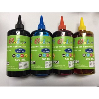 หมึกเติม epson 500 ml bk c m y