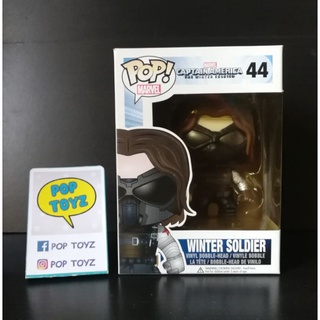 FUNKO POP Winter Soldier 44 Marvel Avengers ของแท้ งานเก่าเลิกผลิตแล้ว หายาก แถมกล่องใส พร้อมส่ง Captain America Bucky