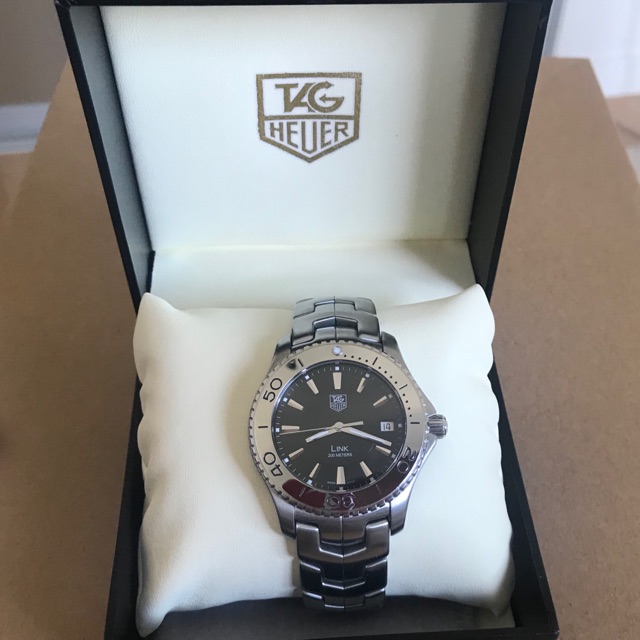 TAG heuer link man size  38 mm. ของแท้ 100%