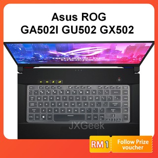 แผ่นซิลิโคนครอบแป้นพิมพ์ แบบนิ่ม สําหรับแล็ปท็อป Asus ROG Zypherus GA502I M GU502 GX502