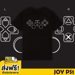 เสื้อยืดผ้าฝ้ายพิมพ์ลายแฟชั่น PS1 JOTSTICK 01 TSHIRT BLACK