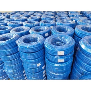 สายยางสีฟ้า【ม้วน 20 เมตร】 4หุน(1/2") เนื้อหนาเด้ง อย่างดี 3ปีไม่แข็งกรอบ