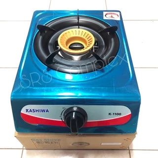 💥ส่งฟรี!!💥ครบชุด!! KASHIWA รุ่น K-1100 เตาแก๊สสแตนเลส หัวเดียว พร้อมสายแก๊สหนา 1.5 ม.+กิ๊ปรัดสาย