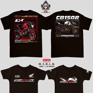 เสื้อยืด ลาย Honda CB150R STREETFIRE Vector สําหรับยานยนต์