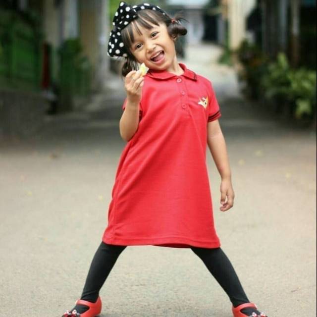 MIDI POLO JUNIOR DRESS 6Y-10Y | เดรสคอปกโปโลเด็ก