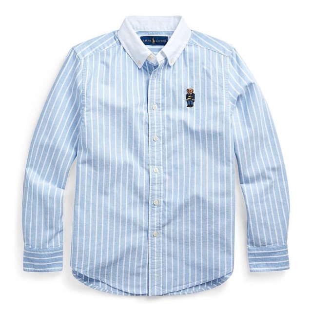 PREORDER 💙 Ralph Lauren bear oxfords shirt (boy’s size)**สินค้าแท้100%