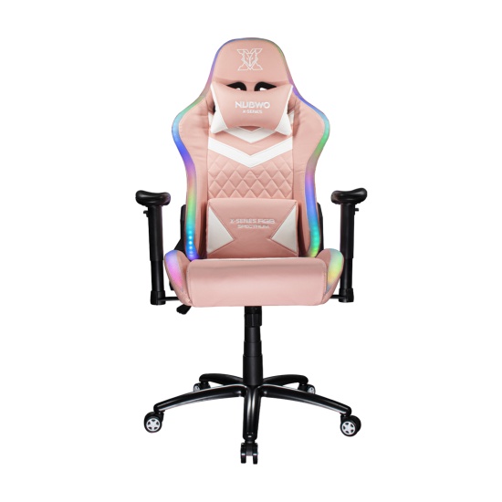 SB Design Square Nubwo X เก้าอี้เล่นเกม Gaming Chair Spectrum (Metal Base) NBCH-X107 Plus  Pink