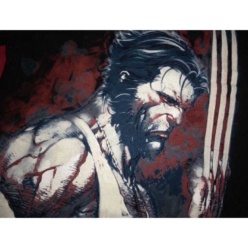Marvel Wolverine Logan เสื้อยืดการ์ตูนภาพยนตร์