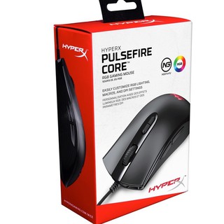 HYPERX GAMING MOUSE PULSEFIRE CORE OPTICAL SENSOR 6200 DPI เซ็นเซอร์ออพติคอล Pixart 3327 พร้อมค่า DPI