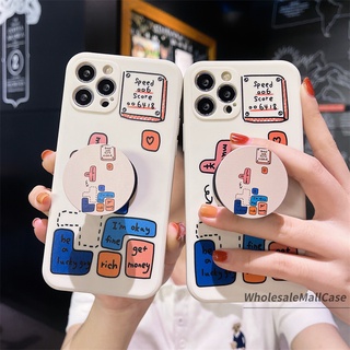 เคส Casing Soft Case Realme C11 2021 C21 C25 C20 C15 C12 C21Y 5 5S 5i 6i C17 7i C1 C2 C3 C3i C25S C20A realme Narzo 20 10 10A 20A 30A  Silicone TPU Cartoon Phone Case Cover With Stand