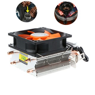 2 Heatpipe Aluminium PC CPU Cooling Fan For Intel 775/1155 AMD