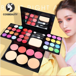 COSBEAUTY Colors Makeup Palette PRO MAKE UP PALETTE (39 สี) อายแชโดว์ บลัชออน ลิปสติก แป้งเค้ก อาย ดินสอ ในชุดเดียวกัน