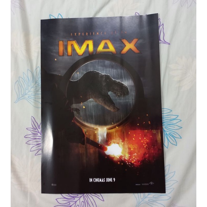 โปสเตอร์ จูราสสิค ของแท้ จากโรงหนัง IMAX ประเทศไทย / ไอแมกซ์ POSTER Jurassic world Dominion