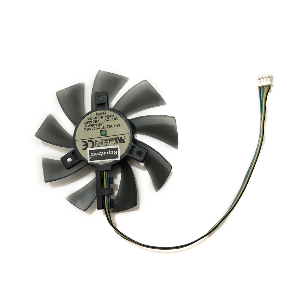 XFX RX470P GPU VGA การ์ดทางเลือก Cooler พัดลมสําหรับ Radeon XFX rx 470 กราฟิกการ์ดวินาทีเปลี่ยน