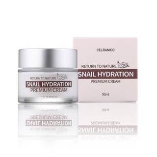 ครีมหอยทาก Celranico return to nature snail hydrating premium cream 50 ml