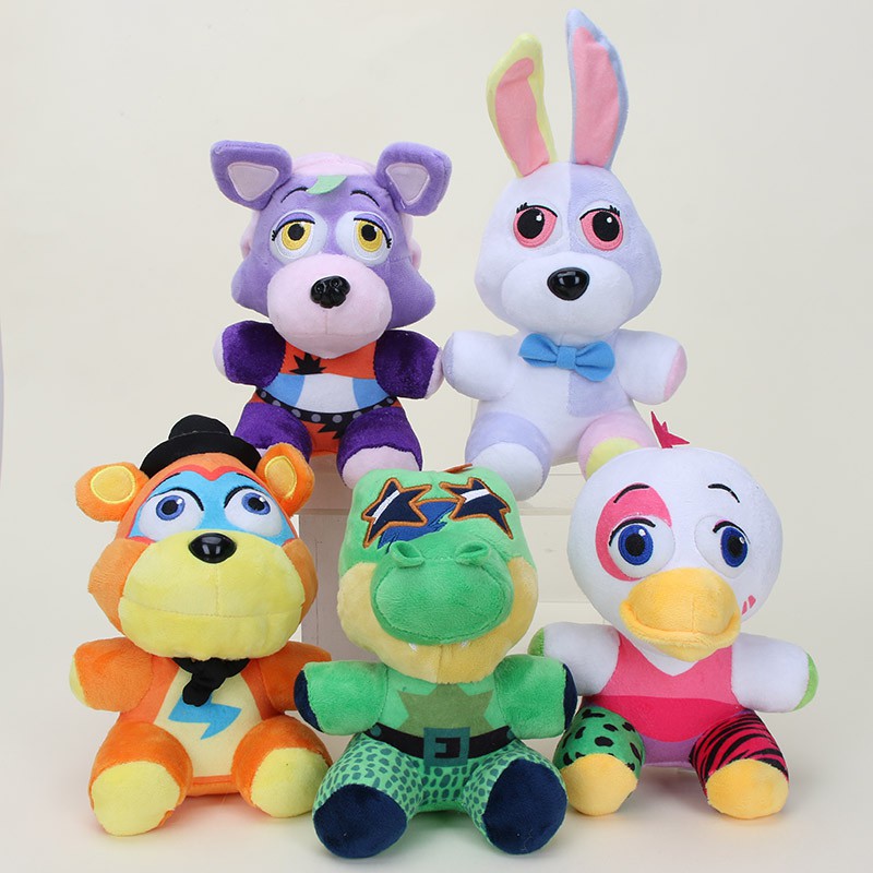 ตุ๊กตาของเล่น Five Nights At Freddy's 4 Fnaf Glamrock Freddy Chica ขนาด 18-25 ซม. ของเล่นสําหรับเด็ก