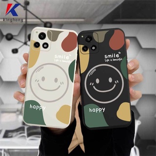 ลายหน้ายิ้ม แบบนิ่มเคส Realme C3 C17 C31 C35 C25 C12 7i C11 2021 C21Y C15 C21 C20 C25S 5 5S 5i C1 C25Y C2 C3i 6i C20A realme Narzo 20 10 10A 20A 30A ลายกราฟฟิตี้ เคสโทรศัพท์หน้ายิ้ม