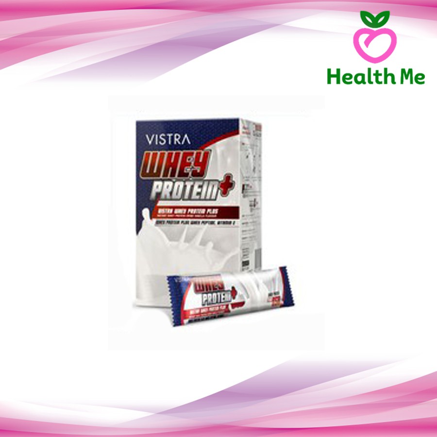 Vistra Whey Protein Plus 255g. 15 Sac วิสทร้า เวย์ โปรตีน พลัส 15 ซอง