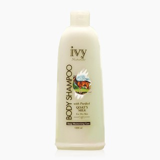 Ivy Body Shampoo Goat’s Milk อาบน้ำ หอมนุ่มละมุน 1000ml ฝาบิ๊กแบ็ก