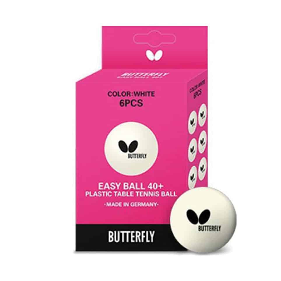 ลูกปิงปอง Butterfly Table Tennis Balls Box 6ลูก Easy 40+WH Shopee