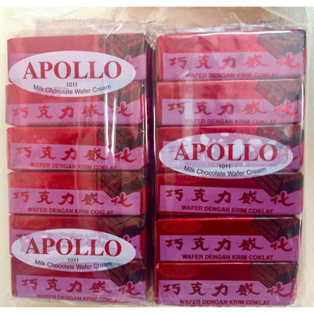 พร้อมส่ง 😋 Apollo milk chocolate wafer cream 🍫