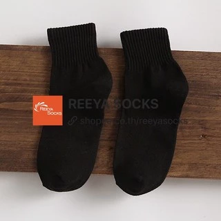 ถุงเท้าข้อกลาง นักเรียน สไตล์ไทย ถุงเท้าข้อยาว ข้อกลาง ส่งจากไทย reeyasocks
