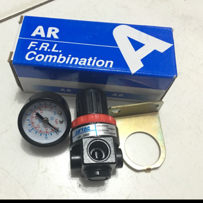 Airtac AR2000-02 1/4 นิ้ว Regulator ควบคุมความดันอากาศอากาศ