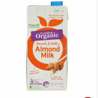 🚚💨พร้อมส่ง!! Macro Organic Almond  Milk 1L คุณภาพระดับพรีเมี่ยม