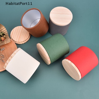 Habitatport กล่องบรรจุภัณฑ์ ทรงกลม แบบใช้แล้วทิ้ง สําหรับใส่ชา กาแฟ