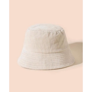 Nanny hat หมวกทรง bucket hat ผ้าลูกฟูก มี 3 สี เข้ากับชุดง่าย