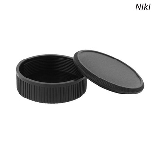 Niki Rear Lens Cap/Body Cap Cover Screw Mount For Universal 39mm Leica M39  L39 Black